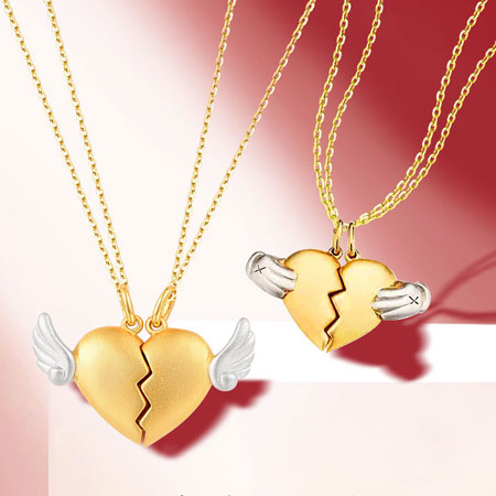 Magnetic Heart Necklace for Her/Him, The Best Gift