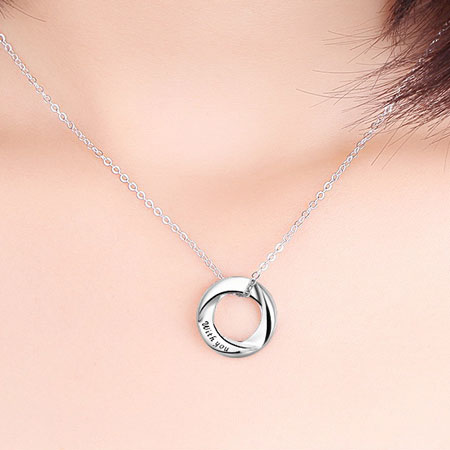 Promise Of Love Couple Matching Necklace [Piyera Silver]